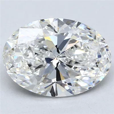 4.43ct E VVS2 Rare Carat Ideal Cut Oval Lab Grown Diamond