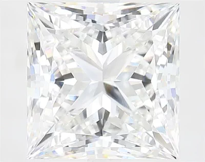 5.25ct F VS1 Rare Carat Ideal Cut Princess Lab Grown Diamond