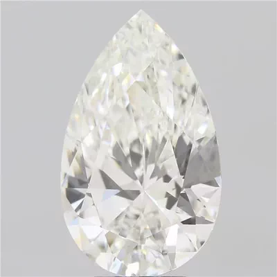 5.02ct G VVS2 Rare Carat Ideal Cut Pear Lab Grown Diamond