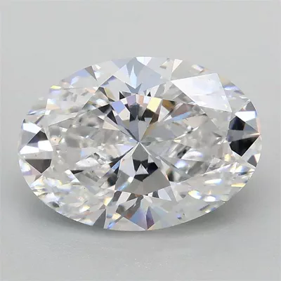 2.02ct D VS1 Rare Carat Ideal Cut Oval Lab Grown Diamond