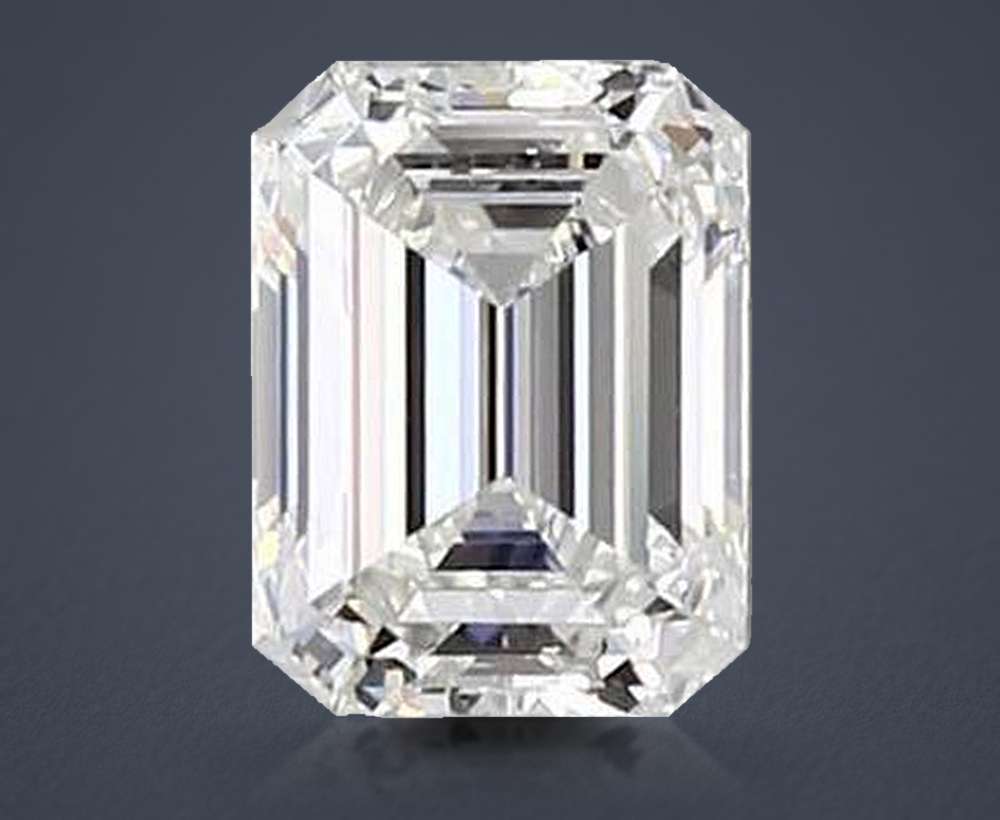 0.83ct H VVS2 Rare Carat Ideal Cut Emerald Diamond