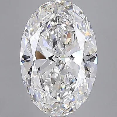 10.38ct E VS2 Rare Carat Ideal Cut Oval Lab Grown Diamond