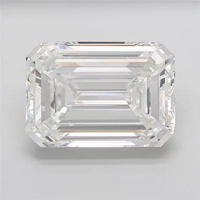 18.04ct G VVS2 Rare Carat Ideal Cut Emerald Lab Grown Diamond