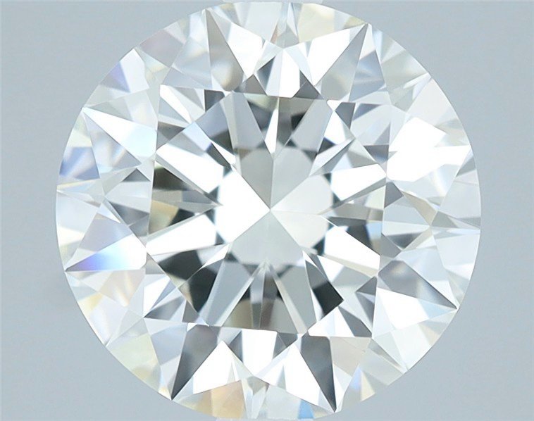 2.81ct H VVS1 Rare Carat Ideal Cut Round Diamond