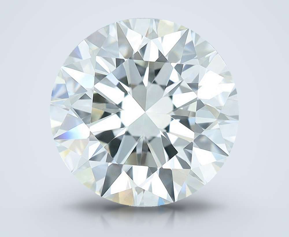2.81ct H VVS1 Rare Carat Ideal Cut Round Diamond