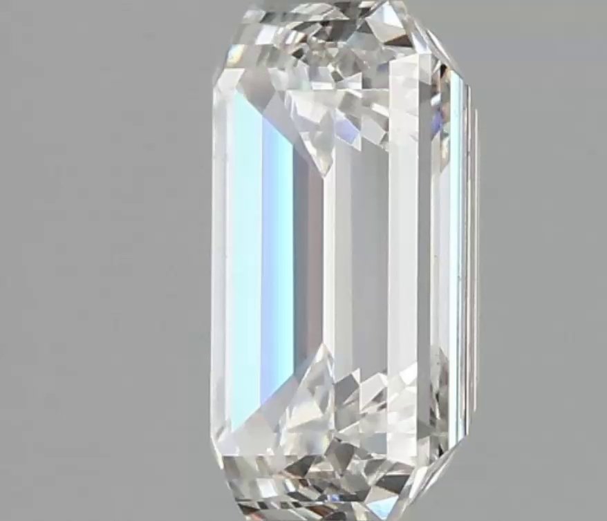 1.88ct F VS2 Rare Carat Ideal Cut Emerald Lab Grown Diamond