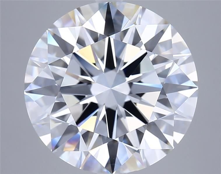 7.02ct D VVS1 Rare Carat Ideal Cut Round Lab Grown Diamond