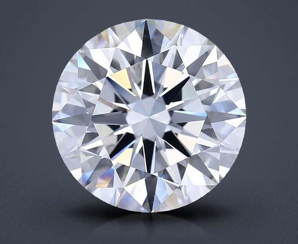 7.02ct D VVS1 Rare Carat Ideal Cut Round Lab Grown Diamond