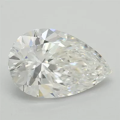 1.13ct E VVS2 Rare Carat Ideal Cut Pear Lab Grown Diamond