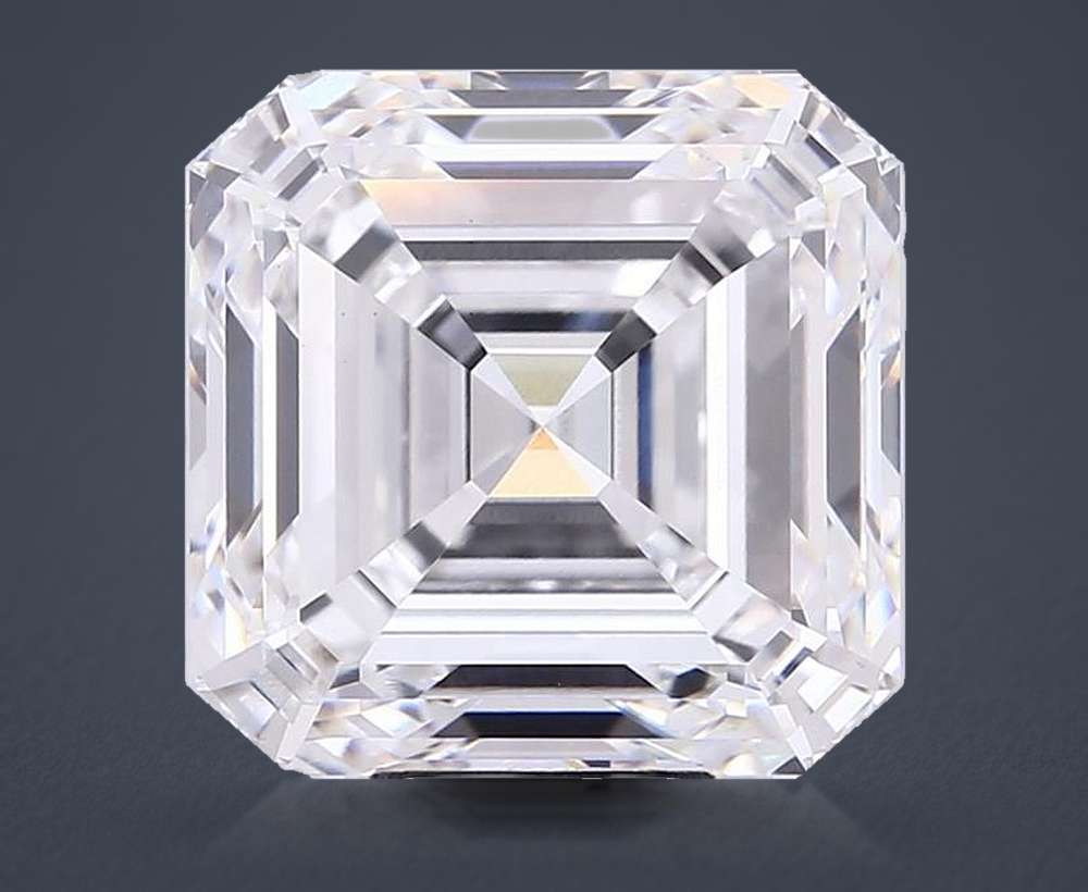 10.52ct E VS1 Excellent Cut Asscher Lab Grown Diamond