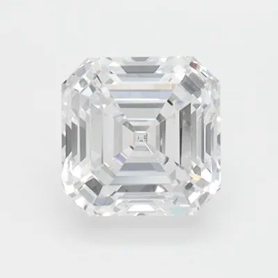 1.00ct D IF Rare Carat Ideal Cut Asscher Lab Grown Diamond