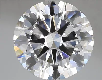 7.01ct D VVS2 Excellent Cut Round Lab Grown Diamond