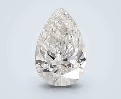 3.08ct E VS1 Rare Carat Ideal Cut Pear Lab Grown Diamond