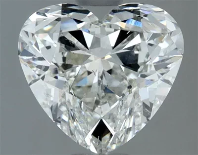 1.53ct H SI1 Rare Carat Ideal Cut Heart Diamond