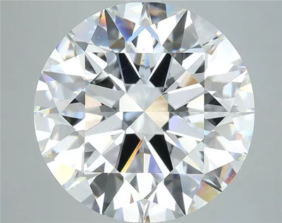 7.10ct E VS2 Rare Carat Ideal Cut Round Diamond
