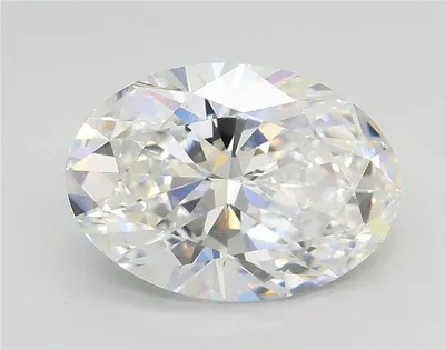 4.03ct E VVS2 Rare Carat Ideal Cut Oval Lab Grown Diamond