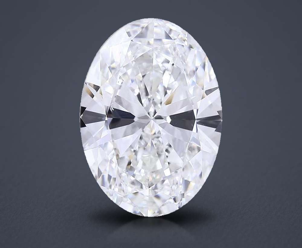 13.03ct E VS1 Rare Carat Ideal Cut Oval Lab Grown Diamond