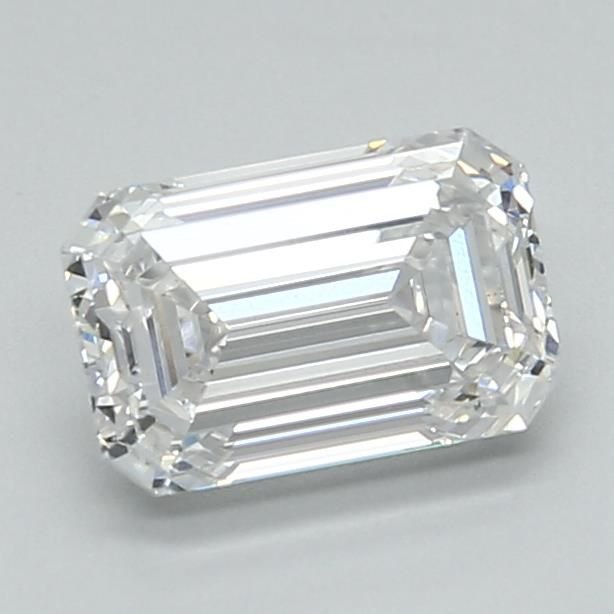 1.44ct E VVS2 Excellent Cut Emerald Lab Grown Diamond