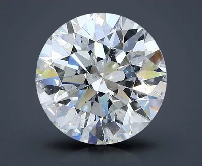 3.01ct E SI2 Rare Carat Ideal Cut Round Diamond
