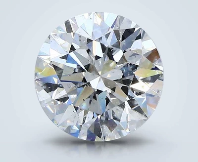 3.01ct E SI2 Rare Carat Ideal Cut Round Diamond