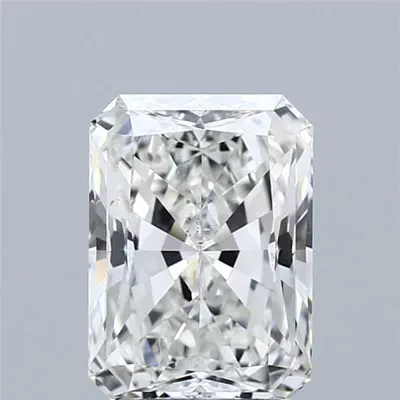 2.11ct J SI1 Rare Carat Ideal Cut Radiant Diamond