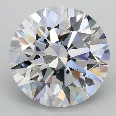 2.50ct D VS2 Rare Carat Ideal Cut Round Lab Grown Diamond