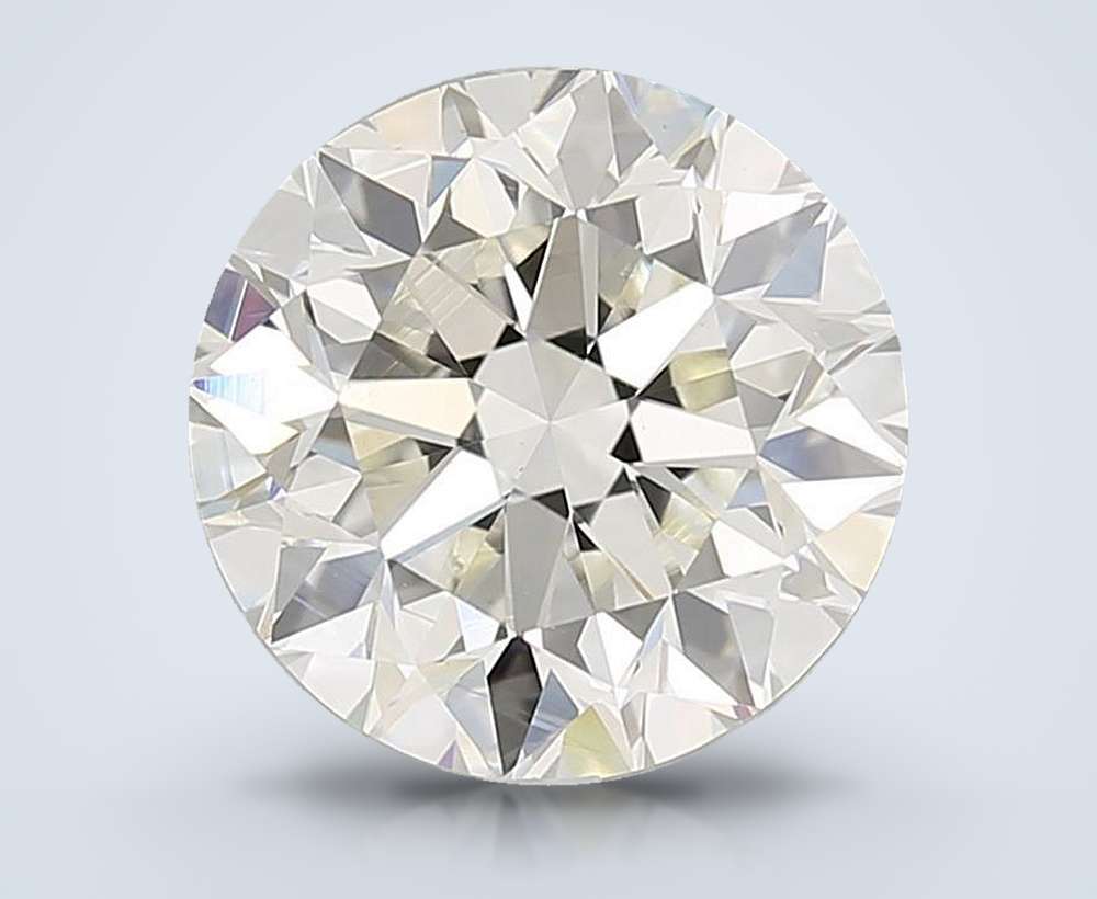 4.01ct K VS2 Very Good Cut Round Diamond