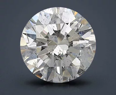 3.01ct H SI2 Rare Carat Ideal Cut Round Diamond