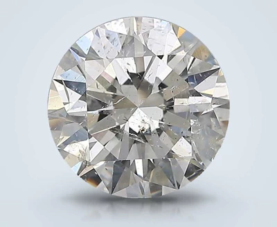 3.01ct H SI2 Rare Carat Ideal Cut Round Diamond