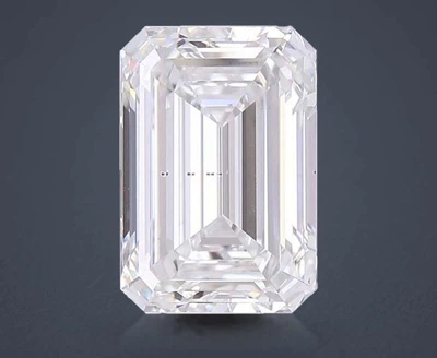 1.45ct D VS2 Rare Carat Ideal Cut Emerald Lab Grown Diamond