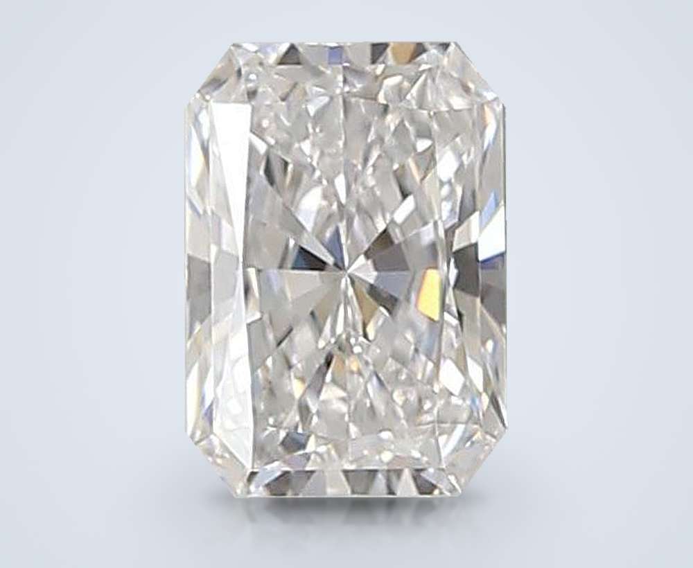 0.92ct D VS1 Rare Carat Ideal Cut Radiant Lab Grown Diamond