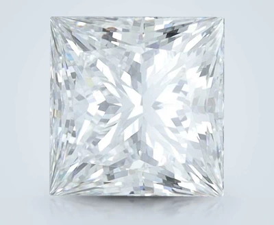 2.54ct E VVS2 Rare Carat Ideal Cut Princess Lab Grown Diamond