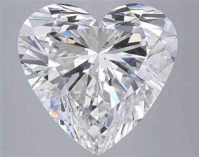 7.86ct F VS2 Rare Carat Ideal Cut Heart Lab Grown Diamond