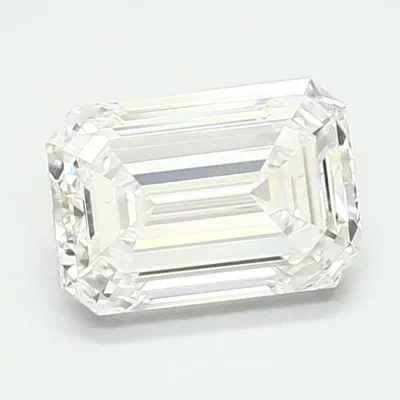 1.74ct D VS2 Excellent Cut Emerald Lab Grown Diamond