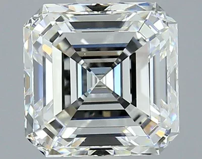 3.05ct I VS2 Rare Carat Ideal Cut Asscher Diamond