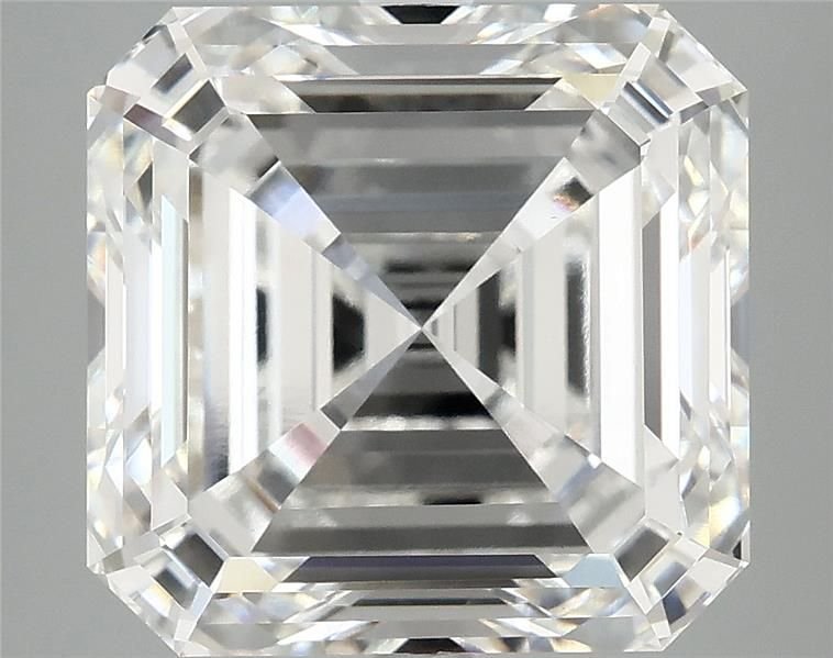 7.95ct F VVS2 Very Good Cut Asscher Lab Grown Diamond