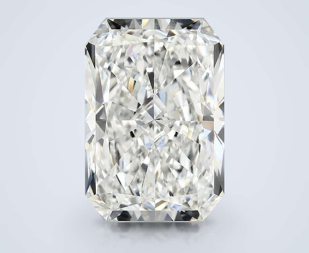 10.87ct F VVS2 Rare Carat Ideal Cut Radiant Lab Grown Diamond