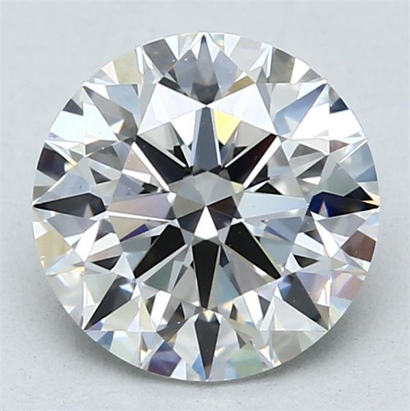 2.53ct E VVS2 Rare Carat Ideal Cut Round Lab Grown Diamond