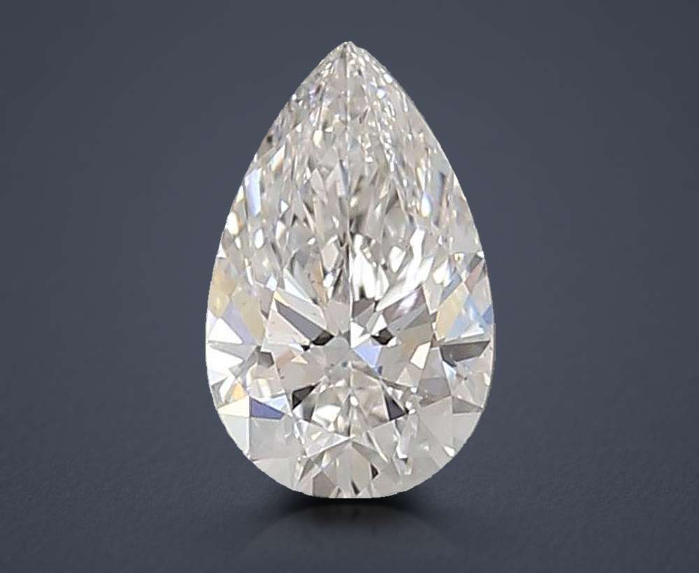 1.06ct E VS2 Rare Carat Ideal Cut Pear Lab Grown Diamond