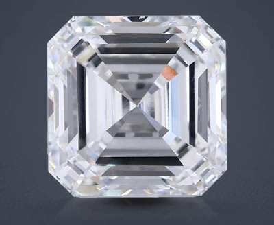 6.53ct F VVS2 Excellent Cut Asscher Lab Grown Diamond