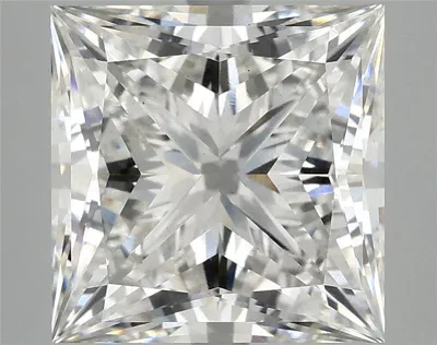 6.07ct G VS1 Rare Carat Ideal Cut Princess Lab Grown Diamond