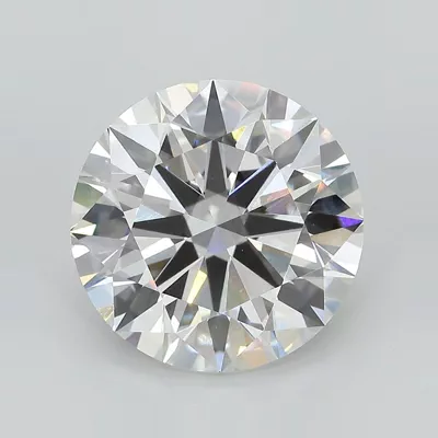 6.75ct E VVS2 Rare Carat Ideal Cut Round Lab Grown Diamond