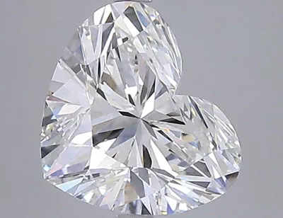 5.05ct F VS1 Rare Carat Ideal Cut Heart Lab Grown Diamond
