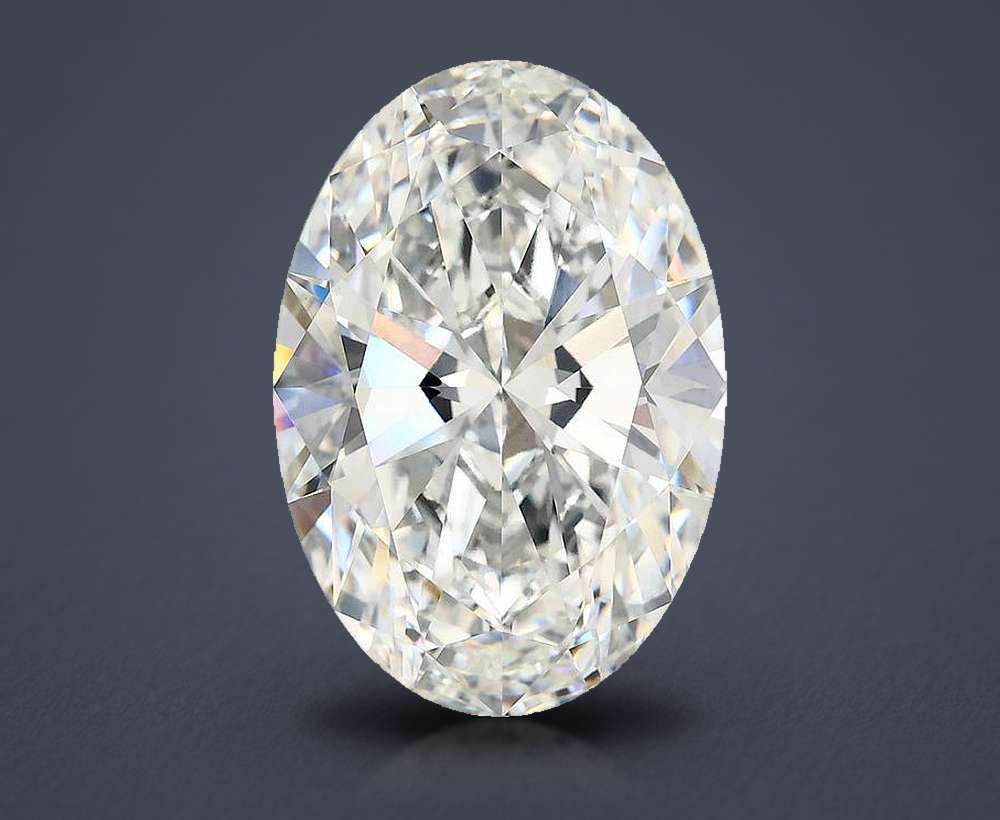 10.04ct F VVS2 Rare Carat Ideal Cut Oval Lab Grown Diamond