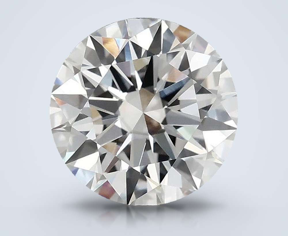 2.07ct F VS2 Rare Carat Ideal Cut Round Lab Grown Diamond