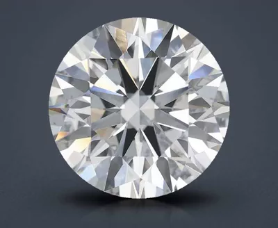 3.27ct H VVS2 Rare Carat Ideal Cut Round Lab Grown Diamond