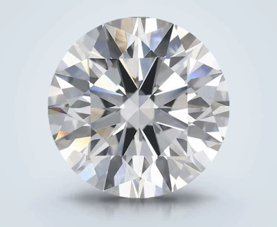 3.27ct H VVS2 Rare Carat Ideal Cut Round Lab Grown Diamond