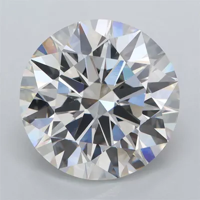 5.05ct F VVS2 Rare Carat Ideal Cut Round Lab Grown Diamond