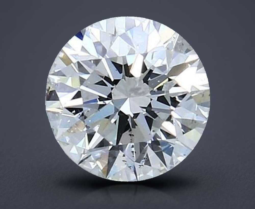 1.02ct F SI2 Rare Carat Ideal Cut Round Diamond