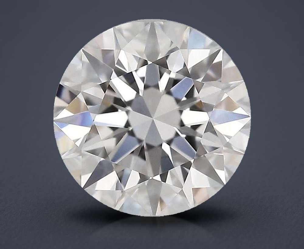 0.68ct D FL Rare Carat Ideal Cut Round Diamond